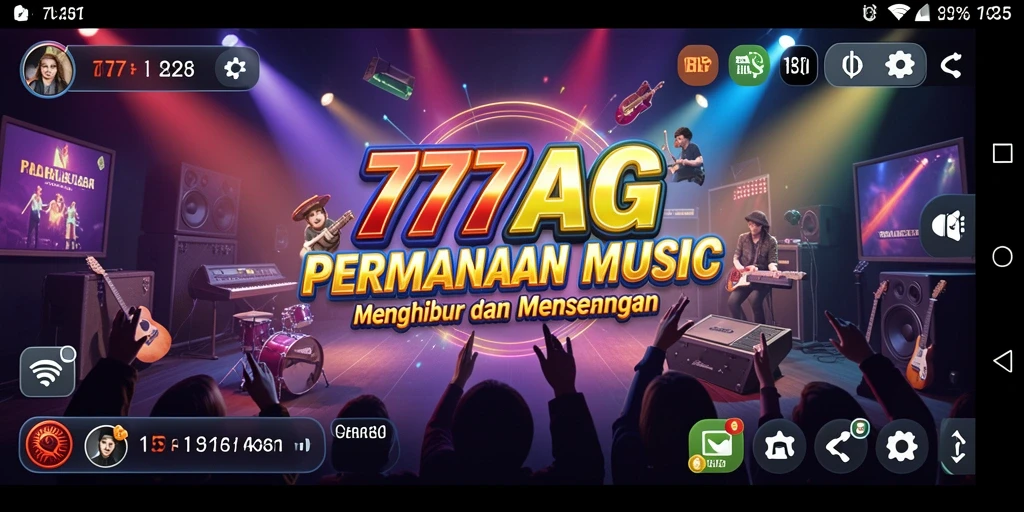 Gameplay menarik dari 777AG dengan menampilkan berbagai musik.