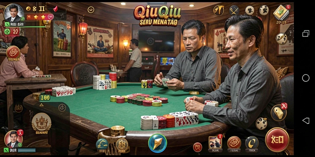 Tampilan gameplay QiuQiu yang menarik dan seru di 8II.