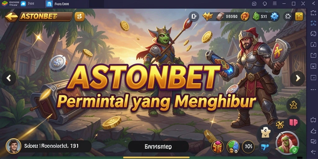 Tampilan gameplay yang menarik dari ASTONBET