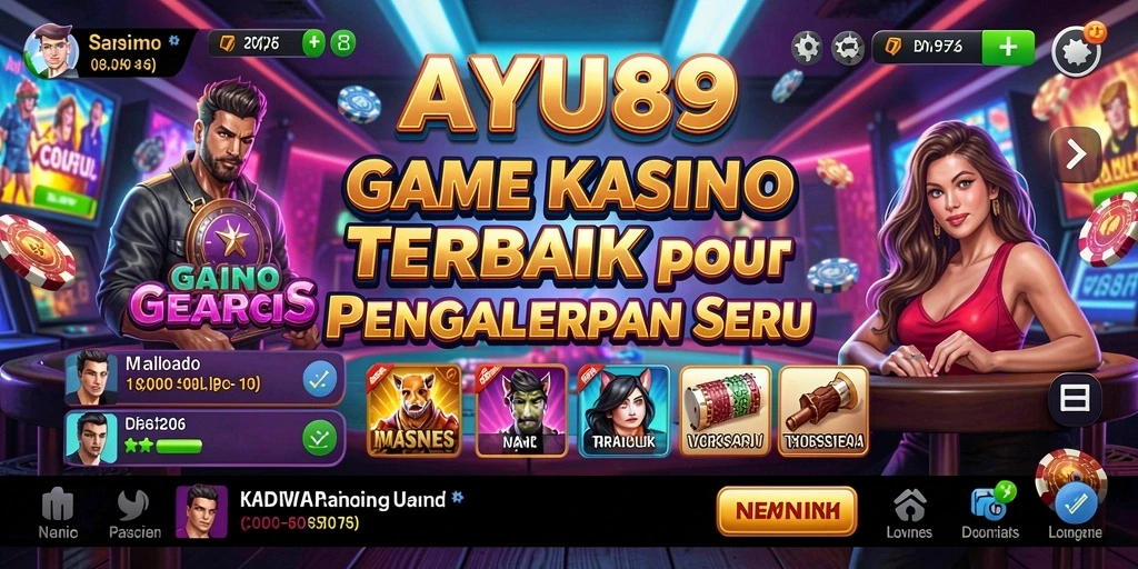 Tampilan gameplay AYU89 yang mendebarkan di dunia Kasino.
