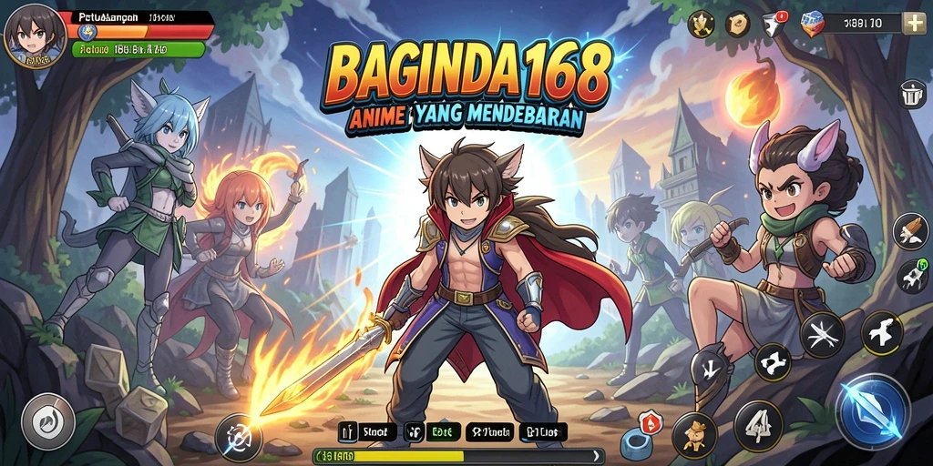 Tampilan gameplay BAGINDA168 yang menakjubkan dan penuh warna.