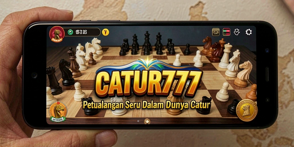 Tampilan gameplay yang mendebarkan dalam petualangan catur.