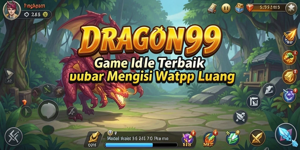 Screenshot <strong>DRAGON99</strong> menampilkan naga melakukan aktivitas idle dengan grafis yang menarik.