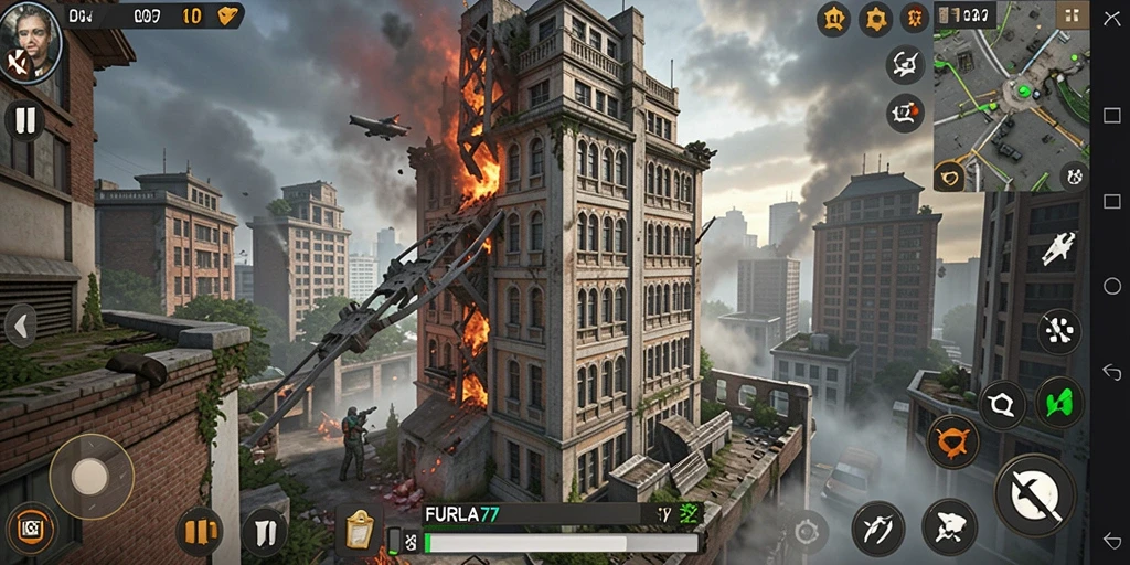 Screenshot utama FURLA77 menampilkan aksi penuh strategi dalam permainan Tower Defense.