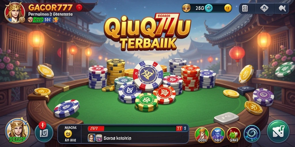 Screenshot utama GACOR777 memperlihatkan gameplay QiuQiu yang mengasyikkan.