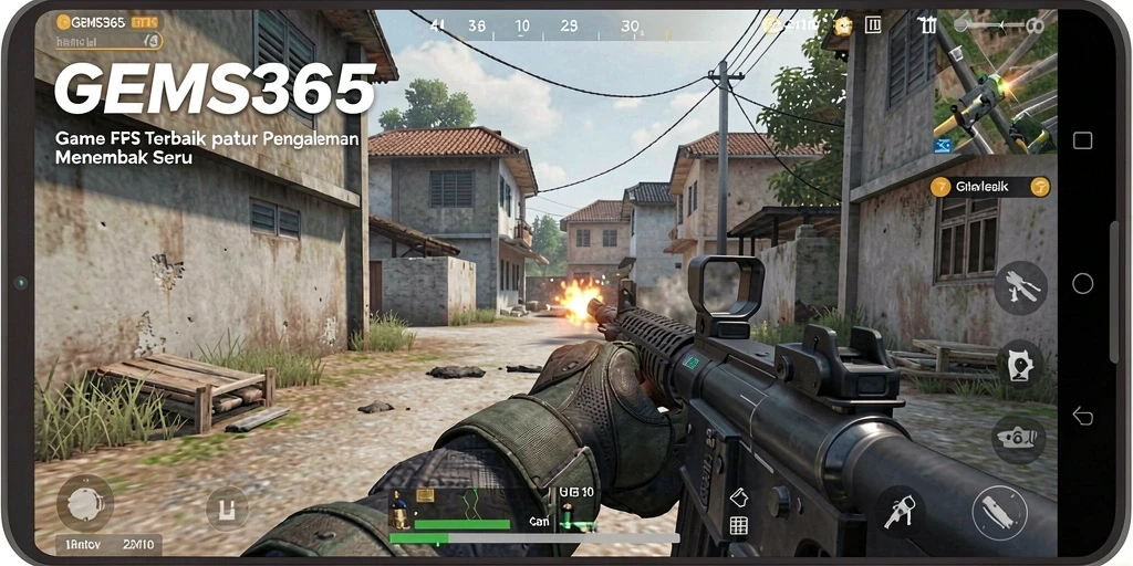 Tangkapan layar dari gameplay GEMS365 yang menegangkan dan seru.