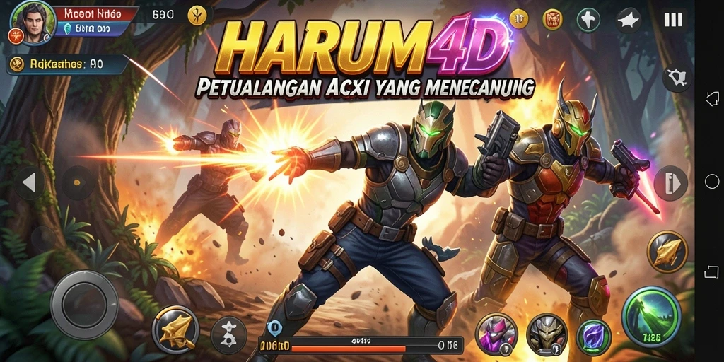 Tangkapan layar utama dari gameplay Aksi yang mendebarkan.