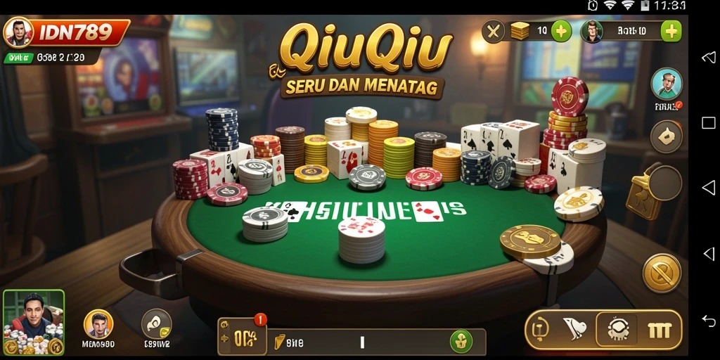 Screenshot IDN789 menampilkan gameplay seru QiuQiu.