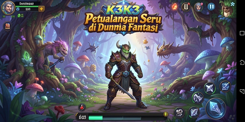 Gameplay K3K3 yang menakjubkan dalam petualangan yang penuh warna.