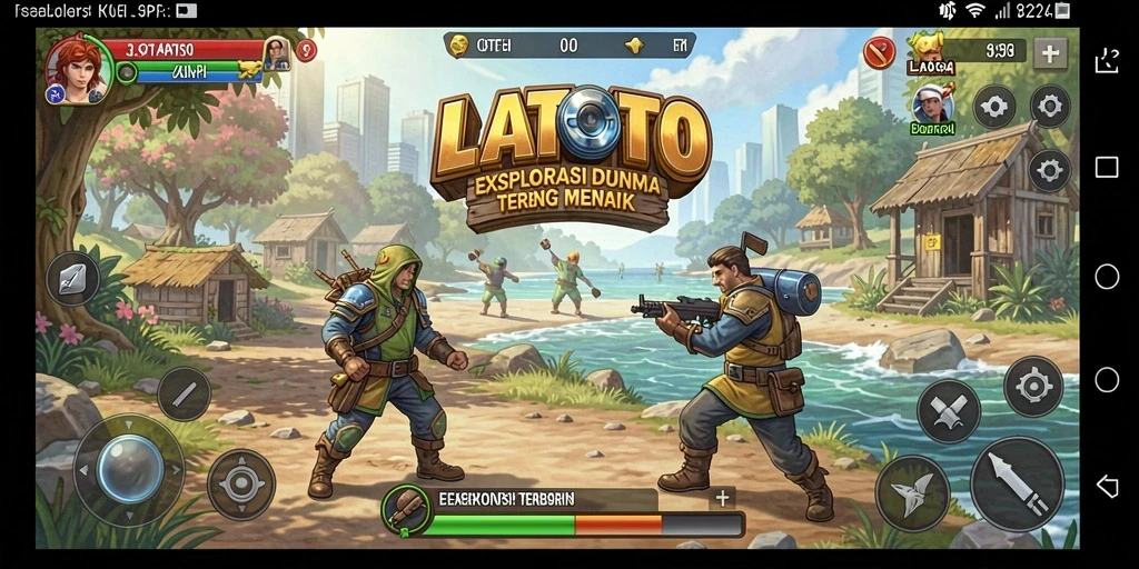 Tampilan gameplay seru dalam dunia Open World yang luas.