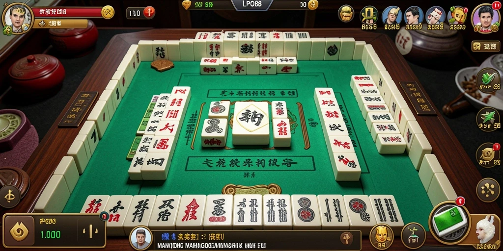 Tampilan gameplay menegangkan dari LPO88 dengan elemen Mahjong yang menawan.