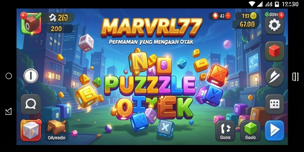 Tampilan gameplay MARVRL77 dengan tantangan puzzle yang menarik.