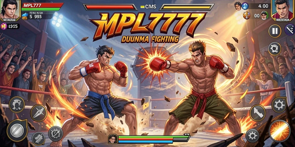 Tampilan aksi seru saat pertarungan di MPL777.