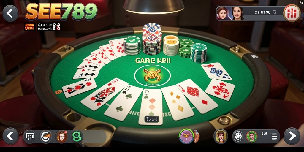Tampilan gameplay Gaple yang seru dan interaktif.