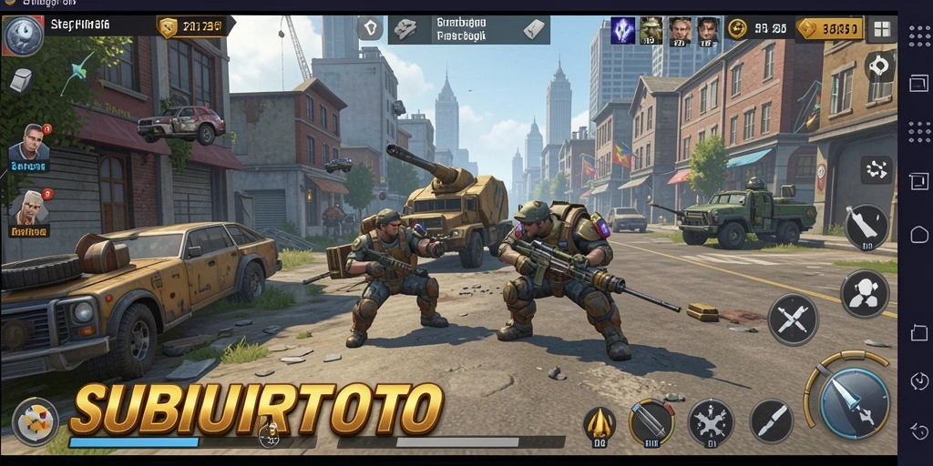 Tampilan gameplay SUBURTOTO dengan strategi yang mendebarkan.