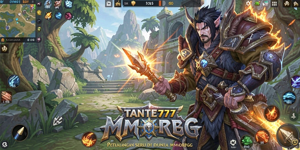 Tangkap aksi seru dalam gameplay <strong>TANTE777</strong> di dunia MMORPG.