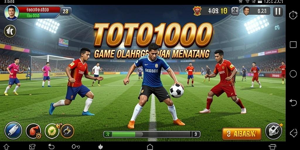 Tampilan screenshot utama TOTO1000 menunjukkan gameplay yang seru dan dinamis.