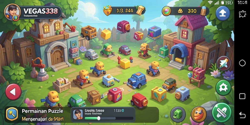 Screenshot utama menunjukkan gameplay menarik di VEGAS338.