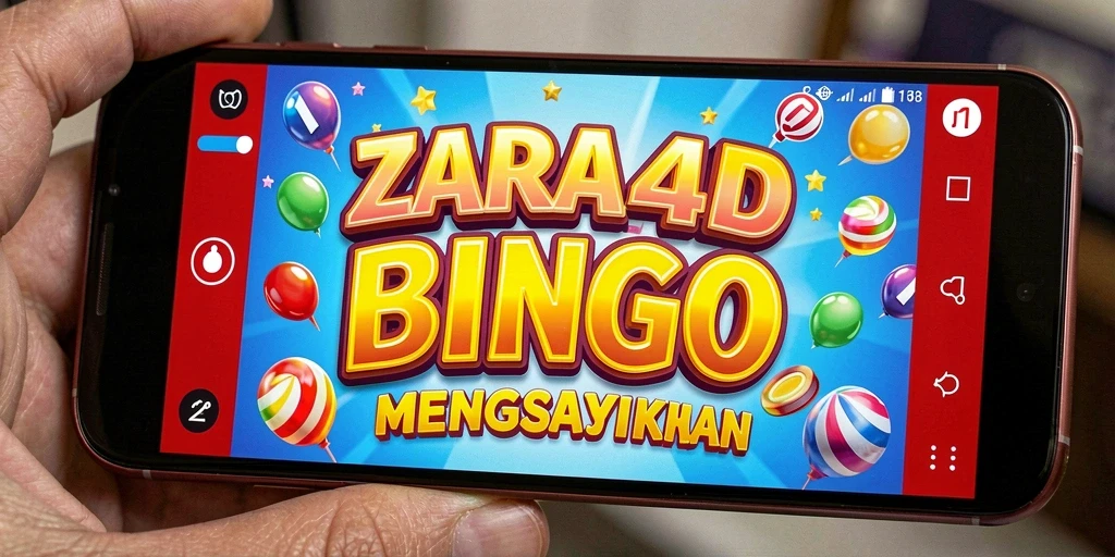 Screenshot utama ZARA4D menampilkan permainan Bingo penuh warna dan interaktif.